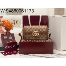 [JHL] 구찌 스몰 숄더백 브라운 826761 21.5*14*9cm