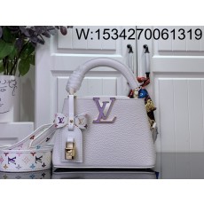 [88factory] 루이비통 LV x TM 카퓌신 미니 화이트 M13253 14*8*21cm