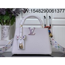 [88factory] 루이비통 LV x TM 카퓌신 BB 화이트 M13253 17.3*9*27cm