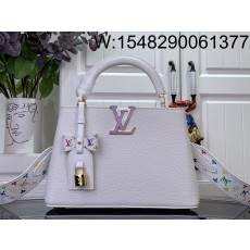 [88factory] 루이비통 LV x TM 카퓌신 BB 화이트 M13253 17.3*9*27cm