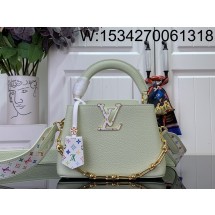 [88factory] 루이비통 LV x TM 카퓌신 미니 아보카도 그린 M14101 14*8*21cm