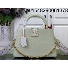 [88factory] 루이비통 LV x TM 카퓌신 BB 아보카도 그린 M14101 17.3*9*27cm