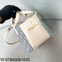 [JHL] 디올 오블리크 시그니처 버킷백 스몰 M2840UDFD_M925 21*19*11cm 2025