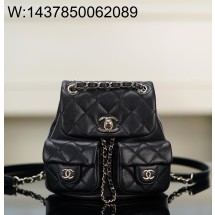 [JD] 샤넬 23P 듀마 백팩 미니 블랙 16.5*17.5*10cm