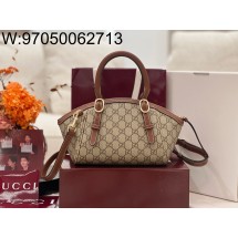[JHL] 구찌 GG 엠블럼 스몰 탑 핸들백 839005 31*12*17cm 베이지