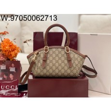 [JHL] 구찌 GG 엠블럼 스몰 탑 핸들백 839005 31*12*17cm 베이지