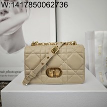 [JHL] 디올 소프트 디올 카로 스몰 백 매크로까나쥬 램스킨 베이지 금장 20*13*7cm