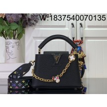 [88factory] 루이비통 LV X TM 카퓌신 미니 블랙 M13878 14*8*21cm