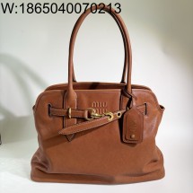 [JHL] 미우미우 아벙츄어 나파 레더백 오크 5BG291 31*40*13cm