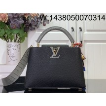 [88factory] 루이비통 카퓌신 스몰 악어무늬 27*18*9cm M86035 블랙