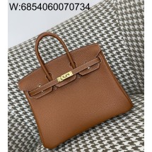 [장인의집] 에르메스 버킨 25 브라운 금장 togo