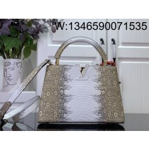[88factory] 루이비통 카퓌신 BB N98177 27*18*9cm 도마뱀 무늬 골드