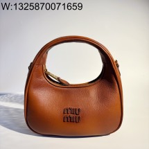 [JHL] 미우미우 완더 빈티지 소가죽 백 5BC125 20*17*6cm 브라운