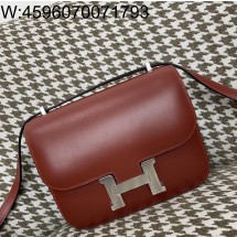 [장인의집] 에르메스 콘스탄스 19 은장 다크 레드 box