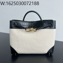 징 팩토리 보테가베네타 안디아모 토트백 743572 32.5*24*12cm 미디엄 악어무의 블랙