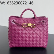 징 팩토리 보테가베네타 스몰 안디아모 743568 25*22*10.5cm 자홍색