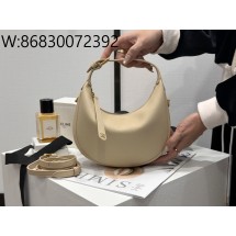 백경 셀린느 틴 룰루 서플 그레인 카프스킨 120723 21*24*5cm 다크 베이지