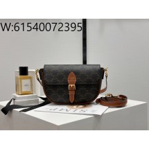 백경 셀린느 폴코 숄더백 트리옹프 캔버스  카프스킨 122652 20*14*5cm