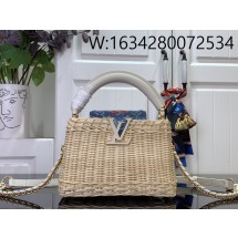 [88factory] 루이비통 LV x TM 카퓌신 미니 M14295 13.6*8*21cm 화이트