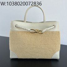 징 팩토리 보테가베네타 스몰 안디아모 씨 솔트 내추럴 827479 32*24*12cm