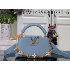 [88factory] 루이비통 LV x TM 카퓌신 이스트 웨스트 미니 M13707 22*12*8cm 블루