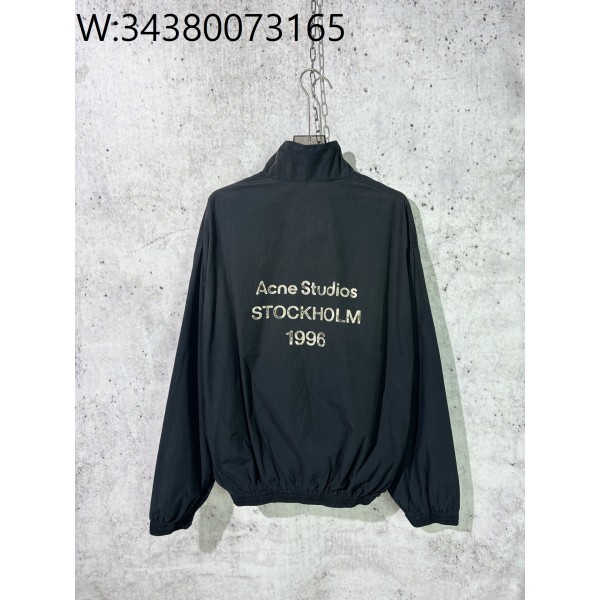 [사슬공장] 아크네 스튜디오 ACNE Studios 뒷면 모노그램 바람막이 블랙
