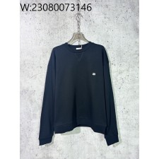 [사슬공장] 셀린느 SS25 로고 자수 단색 맨투맨 블랙