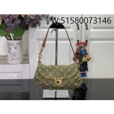 [88factory] 루이비통 빈티지 데님 크로스백 올리브 M95050 26*15*9cm