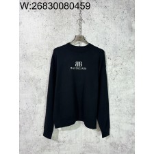 [사슬공장] 발렌시아가 BB 모노그램 라운드넥 니트 블랙