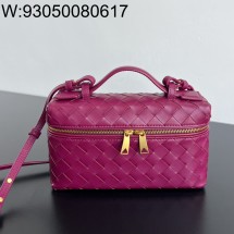 징 팩토리 보테가베네타 뱅뱅 배니티 케이스 789109 22*12.5*5cm 자홍색