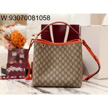 [JHL] 구찌 GG 엠블럼 미디엄 버킷백 815103 25*15.5*25cm 오랜지