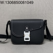 [JHL] 디올 새들 메신저백 그레인드 카프스킨 블랙