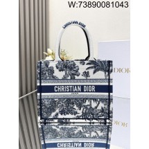 [JHL] 디올 북 토트 백 스몰 화이트 블루 M1296ZEZG 26.5*21*14cm