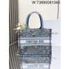 [JHL] 디올 북 토트 백 스몰 화이트 스카이 블루 M1296ZEZG 26.5*21*14cm