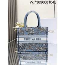 [JHL] 디올 북 토트 백 스몰 화이트 스카이 블루 M1296ZEZG 26.5*21*14cm