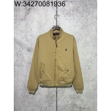 [사슬공장] 폴로 랄프로렌 Ralph Lauren 로고 자수 지퍼 자켓 카키