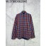 [사슬공장] 발렌시아가 레드 체크 양면 셔츠 자켓