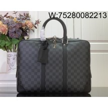 [88factory] 루이비통 포르트 도큐멍 보야주 다미에 M41124 41*31*7cm 블랙