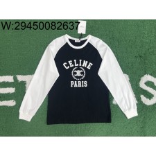 [잔디집1] 셀린느 모노그램 개선문 배색 이음 긴팔티