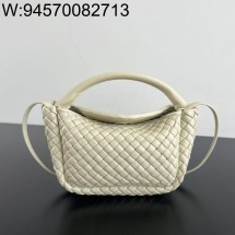 징 팩토리 보테가베네타 스몰 코블 탑 핸들 백 805739 23*11*8cm 아이보리