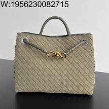 징 팩토리 보테가베네타 미디움 안디아모 743572 32.5*25*11cm 올리브 스웨이드