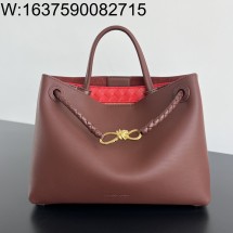 징 팩토리 보테가베네타 미디엄 안디아모 810214 32*24*12cm 레드 브라운