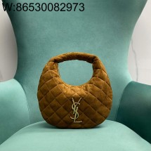 Pomegrante 생로랑 퀼팅 스웨이드 소재 ICARINO 851689 17*3*13cm 브라운