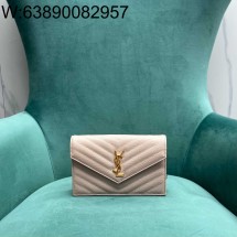 Pomegrante 생로랑 금장 마틀라세 모노그램 체인 숄더백 지갑 393953 19*4*11cm 스몰 핑크