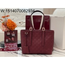 [JHL] 구찌 GG 엠블럼 미디엄 토트백 레드 847456 25*20*10cm