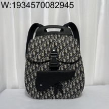 [JHL] 디올 캘럽 오블리크 자카드 백팩 블랙 28*40*12