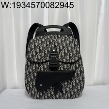 [JHL] 디올 캘럽 오블리크 자카드 백팩 블랙 28*40*12