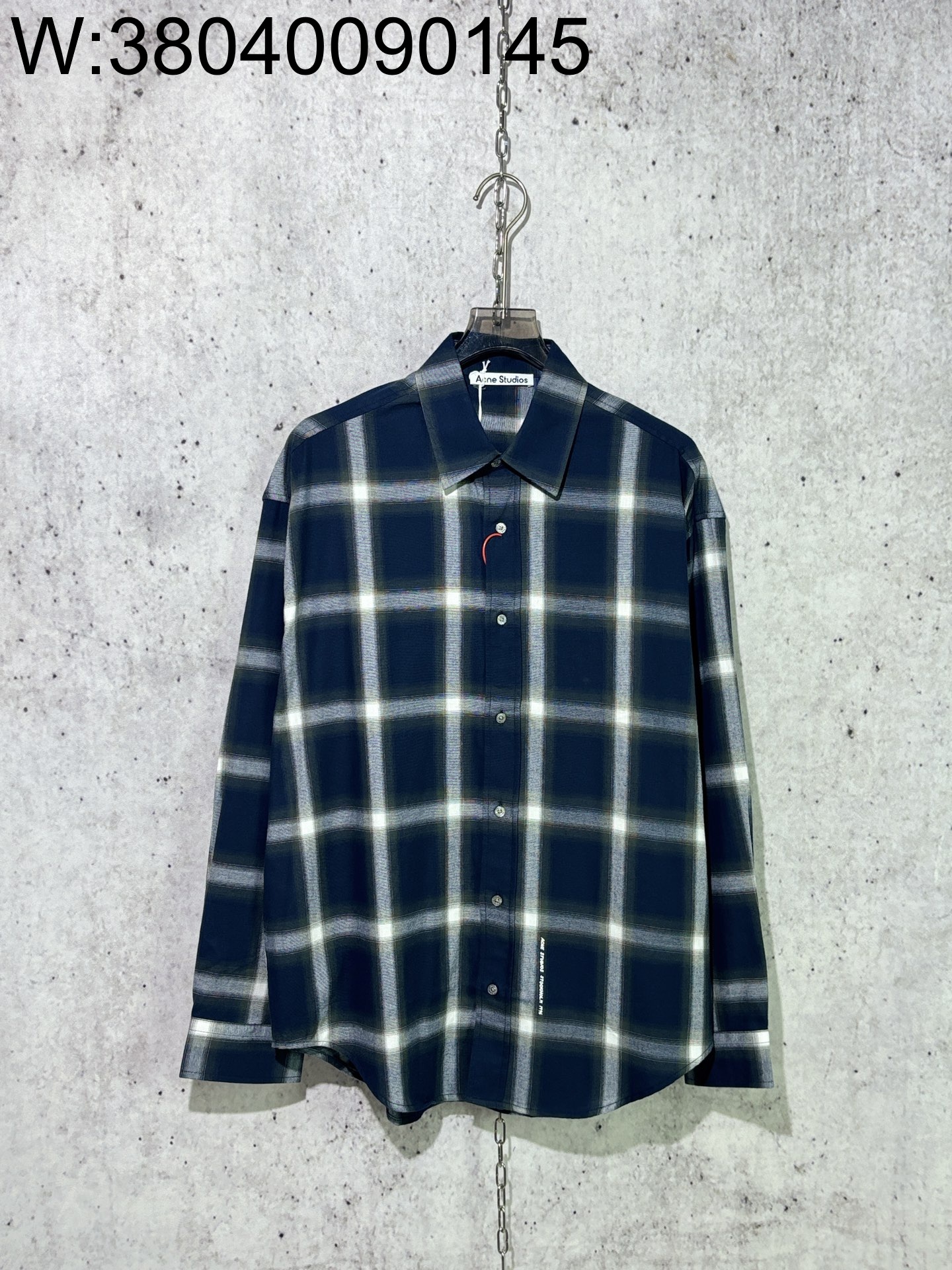 [사슬공장] 아크네 스튜디오 ACNE Studios FW25 체크 긴팔 셔츠