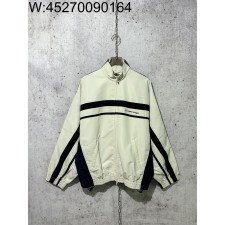 [사슬공장] 발렌시아가 FW25 루즈핏 배색 이음 자켓 바람막이 베이지