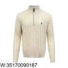 [잔디집2] 폴로 랄프로렌 Ralph Lauren 자카드 순색 반지퍼 니트 베이지